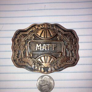 Oden INC Vintage belt buckle MATT